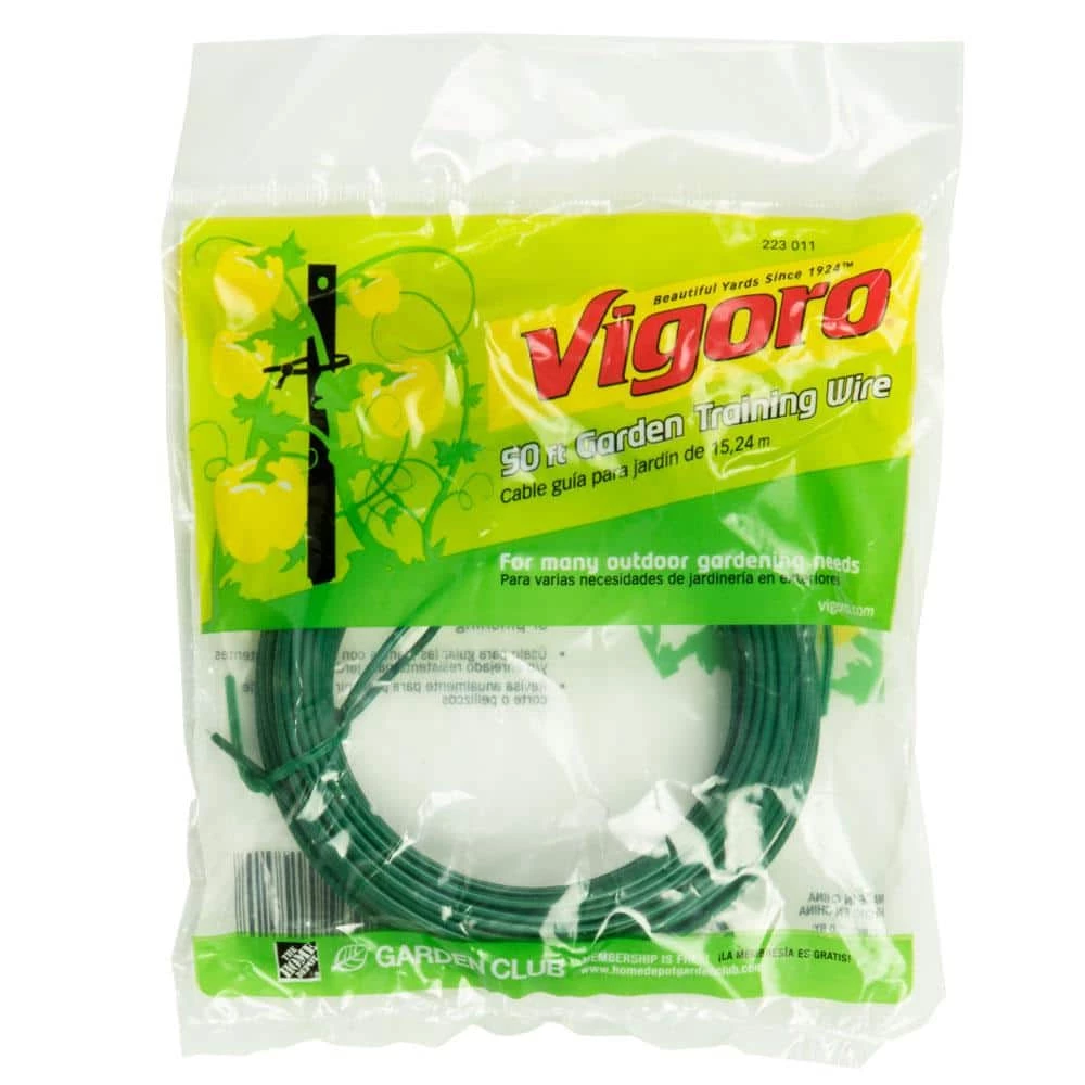 Vigoro 50 ft. Heavy Duty Coated Plastic Wire 3 Vigoro 50 ft. Heavy Duty Coated Plastic Wire