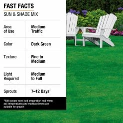 Vigoro 3 lbs. Sun Shade Grass Seed Mix with Water Saver Seed Coating -Green Haven Store vigoro grass seed 25444 1f 1000