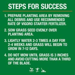 Vigoro 20 lbs. Tall Fescue Grass Seed Blend with Water Saver Seed Coating -Green Haven Store vigoro grass seed 25686 77 1000