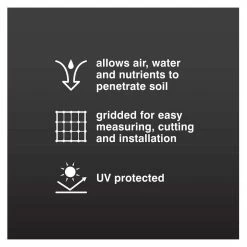 Vigoro 6 ft. x 100 ft. 2 oz. Black Flatbond (Non-Woven) Weed Barrier 12 Vigoro 6 ft. x 100 ft. 2 oz. Black Flatbond (Non-Woven) Weed Barrier -Green Haven Store vigoro landscape fabric 46617 c3 1000