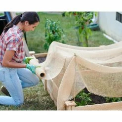 Vigoro 3 ft. x 24 ft. 100% Natural Burlap Landscape Fabric (2-Pack) -Green Haven Store vigoro landscape fabric nmvb0324 2pk 77 1000