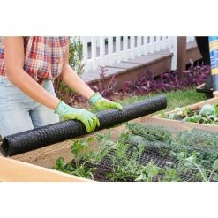 Vigoro 14 ft. x 14 ft. Polypropylene Bird Block Netting and Barrier -Green Haven Store vigoro landscape fabric nmvbb1414 77 1000