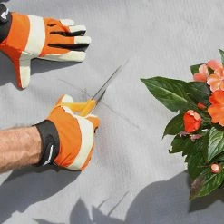 Vigoro 4 ft. x 50 ft. Matrix Grid Heavy-Duty Landscape Fabric (4-Pack) -Green Haven Store vigoro landscape fabric vpnm45085 4pk 76 1000