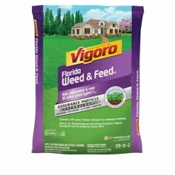 Vigoro 32 lbs. 10,000 sq. ft. Weed and Feed Weed Killer Plus Lawn Fertilizer for Florida Grass Types