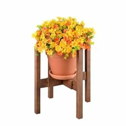 Vigoro Wood Open Frame Plant Stand -Green Haven Store vigoro plant stands 710129910 1f 1000