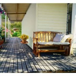 Vigoro 19 in. Triangle Base Wood Top Plant Stand -Green Haven Store vigoro plant stands 710174810 1f 1000