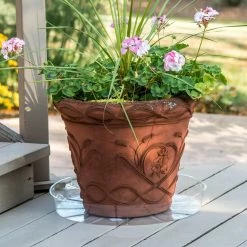 Vigoro 17 in. Plastic Plant Saucer -Green Haven Store vigoro planter saucers vs17vg c3 1000