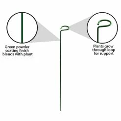 Vigoro 18 in. H x 1.50 in. W Steel Plant Prop -Green Haven Store vigoro tomato cages 611872 hd 1f 1000