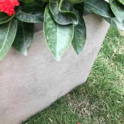 KANTE 23 in. L Rectangular Weathered Concrete/Fiberglass Indoor Outdoor Elegant Long Planter 10 KANTE 23 in. L Rectangular Weathered Concrete/Fiberglass Indoor Outdoor Elegant Long Planter -Green Haven Store weathered concrete kante plant pots osf0104a c80021 2 4f 1000