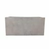KANTE 31 in. Long Weathered Concrete Lightweight Durable Modern Rectangle Outdoor Planter -Green Haven Store weathered concrete kante plant pots rf0104b c80021 2 64 1000