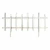 Vigoro 12 in. H White Classic Picket Style Plastic Garden Fence -Green Haven Store white plastic resin vigoro garden fencing 51502 64 1000