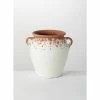 SULLIVANS White Ceramic Speckled Pot -Green Haven Store white sullivans plant pots cm2935 64 1000