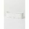SULLIVANS White Diamond Pattern Cement Double Planter -Green Haven Store white sullivans plant pots cmt1185 64 1000