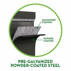 Vigoro Stand Up Steel Raised Garden Planter with Liner 11 Vigoro Stand Up Steel Raised Garden Planter with Liner -Green Haven Store white vigoro elevated garden beds 82230hd 1f 1000