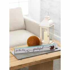 SULLIVANS 17.5 in. Lantern with LED Pillar Candle -Green Haven Store whites sullivans outdoor lanterns gl43857 44 1000