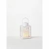 SULLIVANS 8.75 in. Snowflake Lantern with LED Pillar Candle 1 SULLIVANS 8.75 in. Snowflake Lantern with LED Pillar Candle -Green Haven Store whites sullivans outdoor lanterns sea44233ln 64 1000